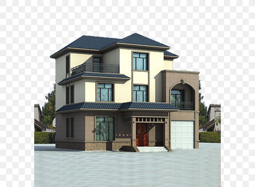 Facade Architecture Villa Floor Plan, PNG, 600x600px, Facade, Architectural Engineering, Architectural Model, Architecture, Balcony Download Free