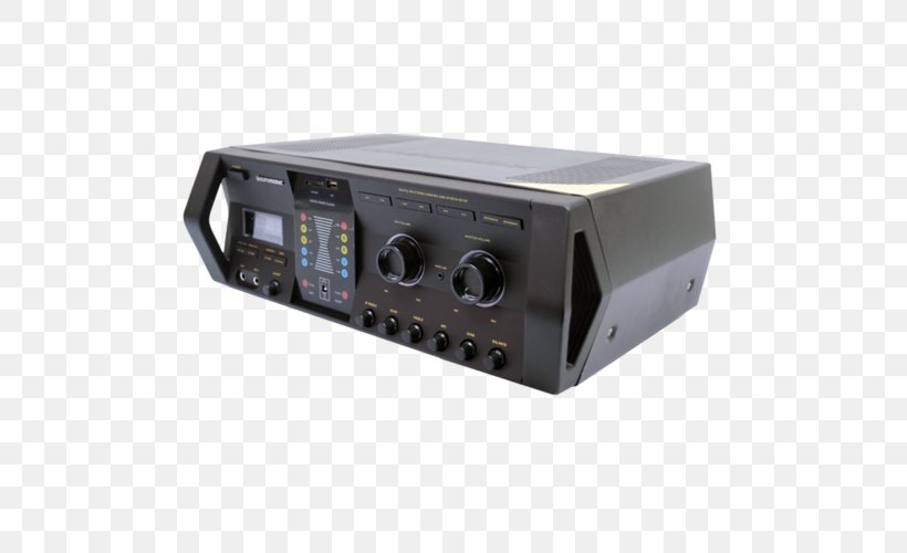 Electronics Audio Power Amplifier Electronic Musical Instruments Radio Receiver, PNG, 500x500px, Electronics, Amplifier, Audio, Audio Equipment, Audio Power Amplifier Download Free
