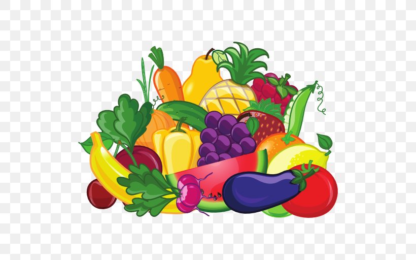 Vector Graphics Fruit Vegetable Clip Art Image, PNG, 512x512px, Fruit, Cartoon, Cherry, Diet Food, Floral Design Download Free