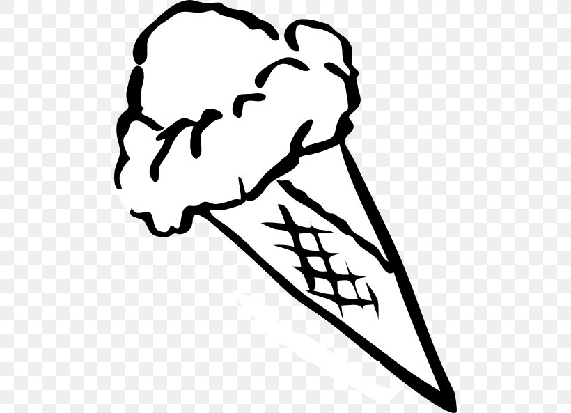 Ice Cream Cones Sundae Clip Art, PNG, 492x593px, Ice Cream, Area, Arm, Artwork, Black Download Free