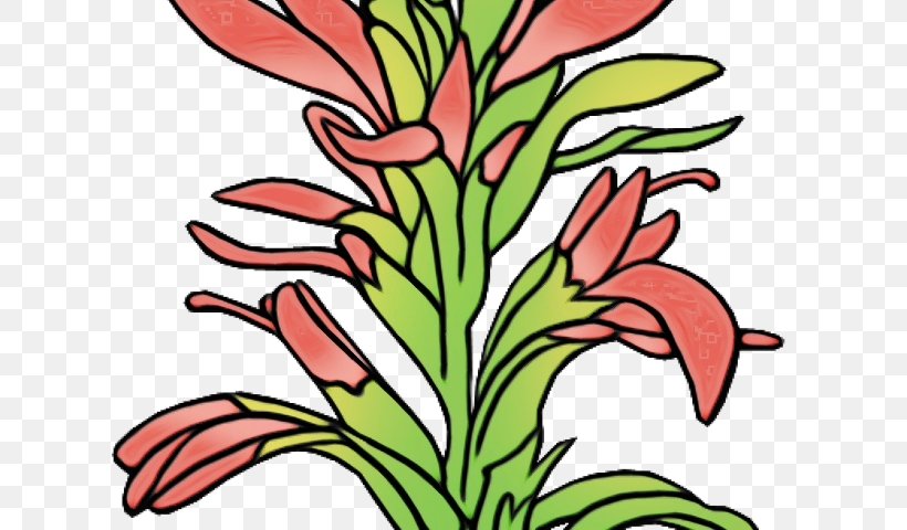 Plant Clip Art Flower Leaf Cut Flowers, PNG, 640x480px, Watercolor, Cut Flowers, Flower, Flowering Plant, Flowerpot Download Free
