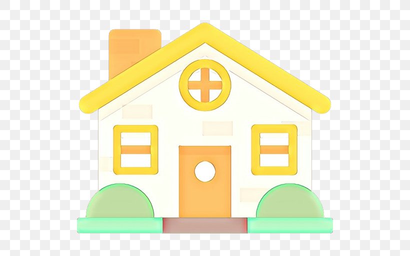 Yellow Clip Art Font Real Estate House, PNG, 512x512px, Cartoon, Furniture, House, Real Estate, Yellow Download Free