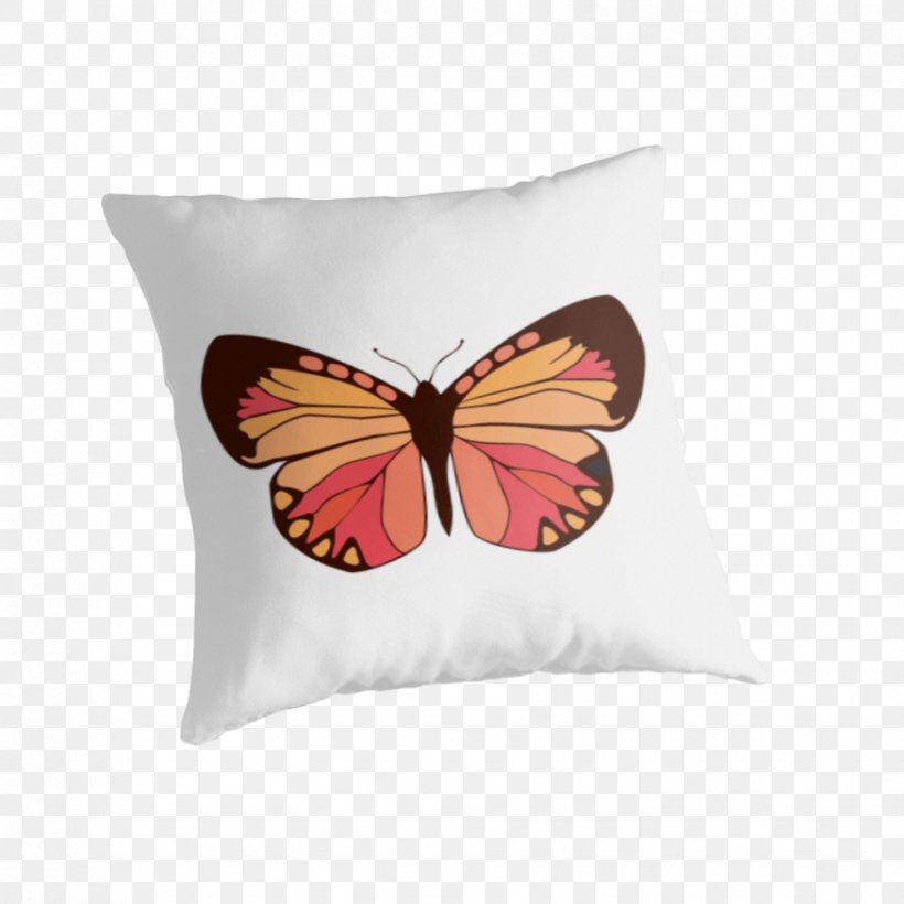 Butterfly Throw Pillows Insect Cushion, PNG, 875x875px, Butterfly, Arizona Wildcats Football, Brush Footed Butterfly, Butterflies And Moths, Cushion Download Free