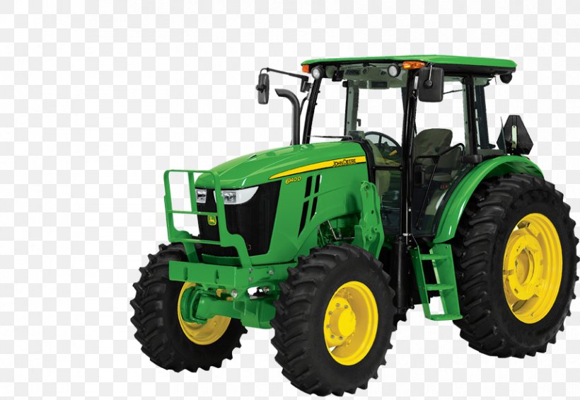 John Deere Tractor Agriculture Agricultural Machinery Farm, PNG, 855x590px, John Deere, Agricultural Machinery, Agriculture, Business, Construction Download Free