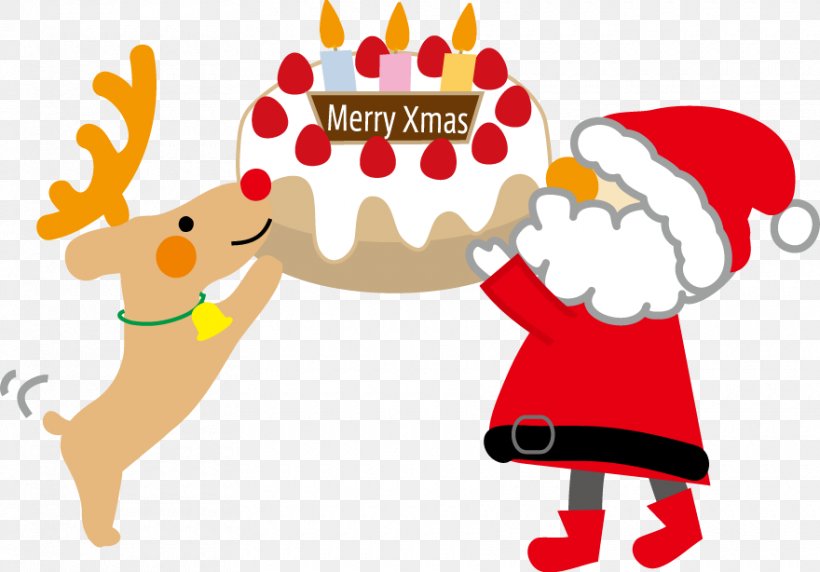 Santa Claus Christmas Day Christmas Cake Cream Illustration, PNG, 880x614px, Santa Claus, Art, Cake, Cheesecake, Chocolate Download Free
