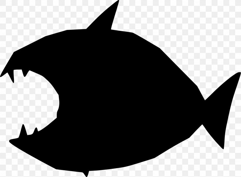 Clip Art Silhouette Shark Vector Graphics, PNG, 2186x1606px, Silhouette, Blackandwhite, Cartoon, Dolphin, Fish Download Free
