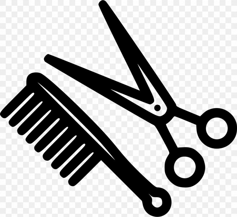 Comb Cosmetologist Scissors, PNG, 980x898px, Comb, Barber, Black And White, Cosmetologist, Cutting Hair Download Free
