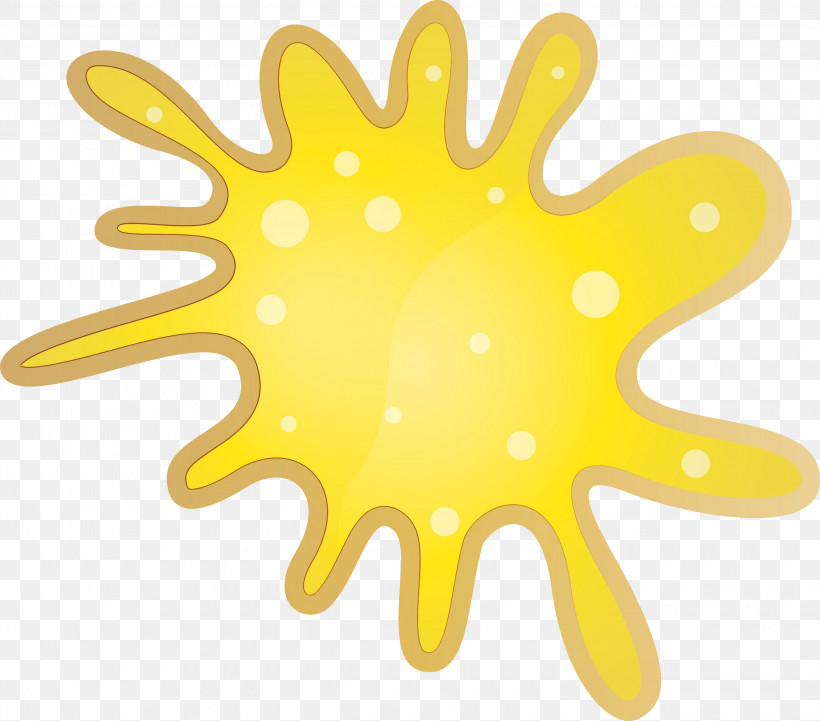 Yellow, PNG, 3000x2638px, Coronavirus, Corona, Covid, Paint, Virus Download Free