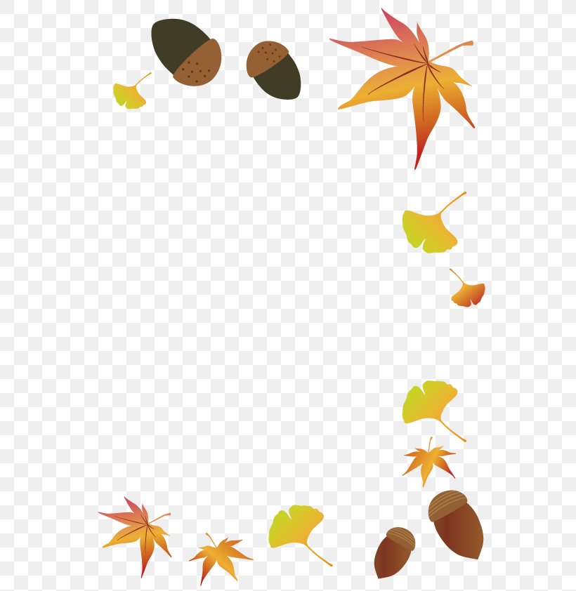 Autumn Frame, PNG, 595x842px, Leaf, Acorn, Artwork, Autumn, Autumn Leaf Color Download Free