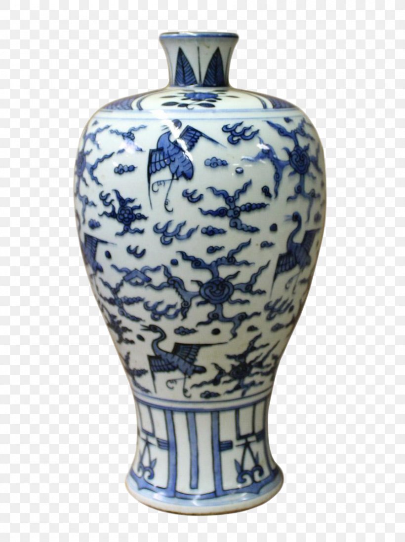 Blue And White Pottery Ceramic Vase Cobalt Blue, PNG, 895x1200px, Blue And White Pottery, Artifact, Blue, Blue And White Porcelain, Ceramic Download Free