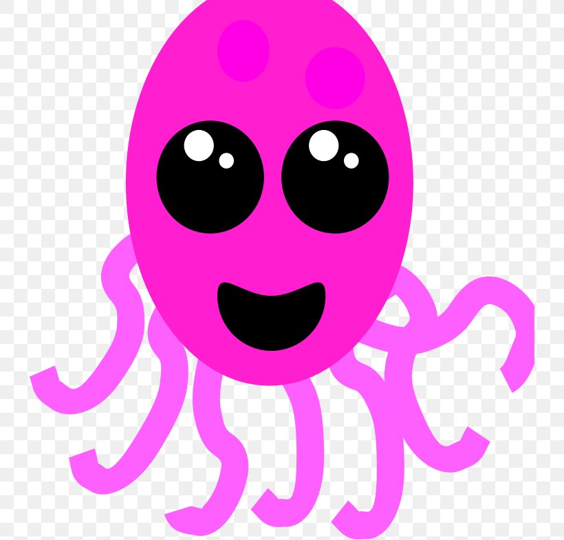 Octopus Suction Cup Clip Art, PNG, 735x785px, Octopus, Emoticon, Fotolia, Invertebrate, Magenta Download Free