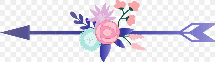 Pink Plant Cut Flowers, PNG, 3000x875px, Wedding Arrow, Cut Flowers, Flower Arrow, Flowers, Paint Download Free