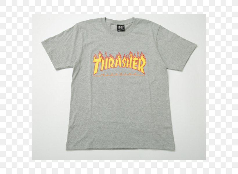 T-shirt Hoodie Thrasher Presents Skate And Destroy Streetwear, PNG, 600x600px, Tshirt, Active Shirt, Brand, Clothing, Hip Hop Fashion Download Free