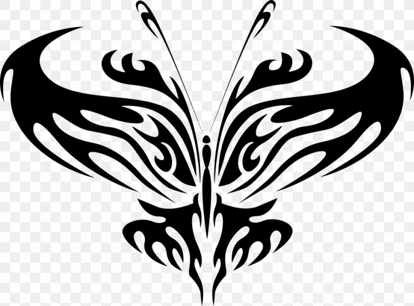Butterfly Silhouette Clip Art, PNG, 960x710px, Butterfly, Art, Artwork, Black And White, Brush Footed Butterfly Download Free