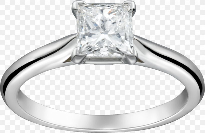 Engagement Ring Princess Cut Solitaire Cartier Brilliant, PNG, 1024x666px, Engagement Ring, Body Jewelry, Brilliant, Carat, Cartier Download Free