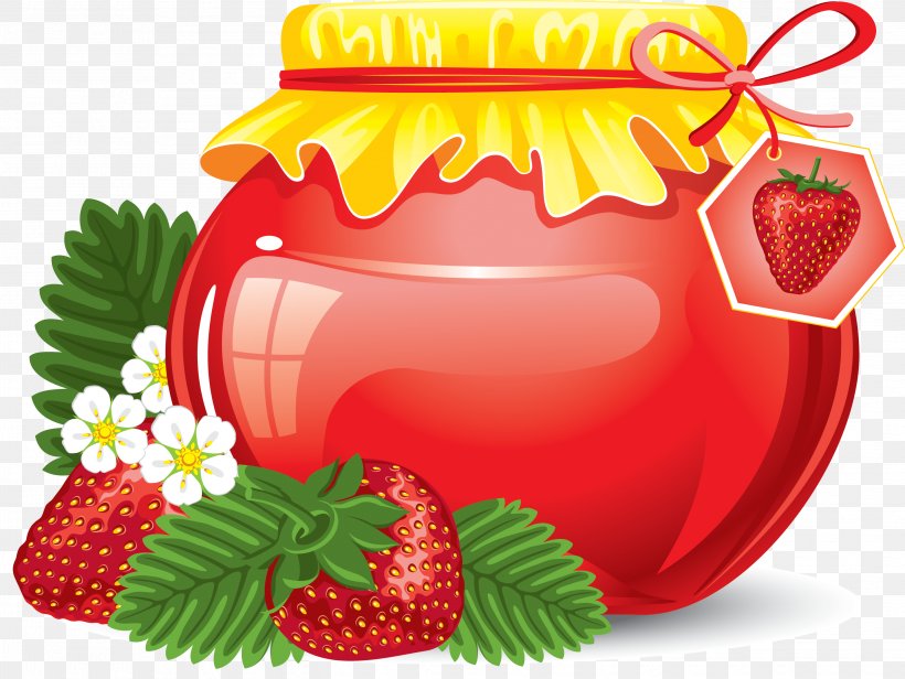 Juice Strawberry Fruit Preserves Clip Art, PNG, 2896x2178px, Juice, Apple, Cartoon, Christmas Ornament, Diet Food Download Free