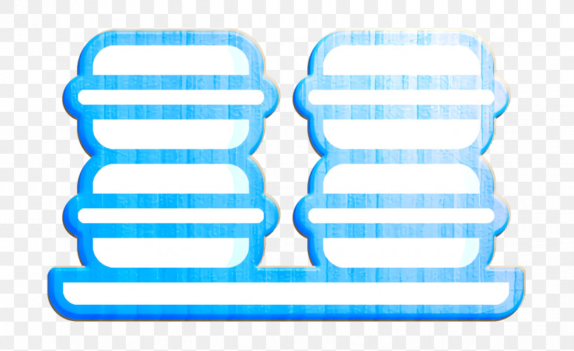 Macaroons Icon Bakery Icon, PNG, 1236x758px, Macaroons Icon, Bakery Icon, Blue, Electric Blue, Line Download Free