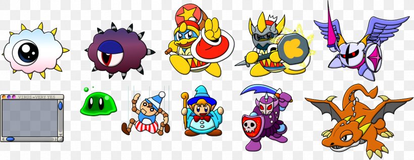 Kirby Super Star Ultra Kirby Star Allies Kirby's Return To Dream Land Meta  Knight, PNG, 1280x497px,