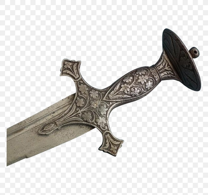 Mughal Empire Dagger Talwar Knife Sword, PNG, 768x768px, Mughal Empire, Antique, Cold Weapon, Crossguard, Dagger Download Free