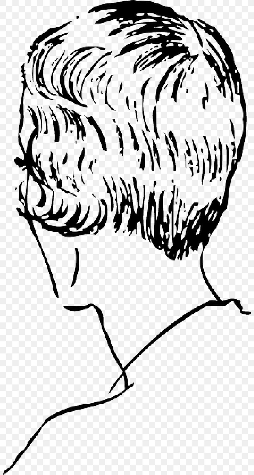 Clip Art Hairstyle Free Content, PNG, 800x1532px, Hairstyle, Art, Black Hair, Blackandwhite, Coloring Book Download Free