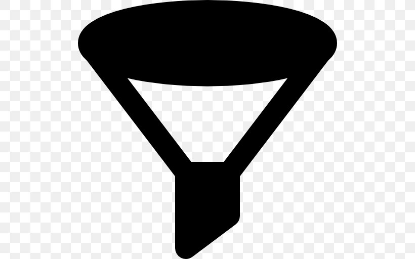 Funnel Icon, PNG, 512x512px, Triangle, Black, Black And White, Black M, Symbol Download Free
