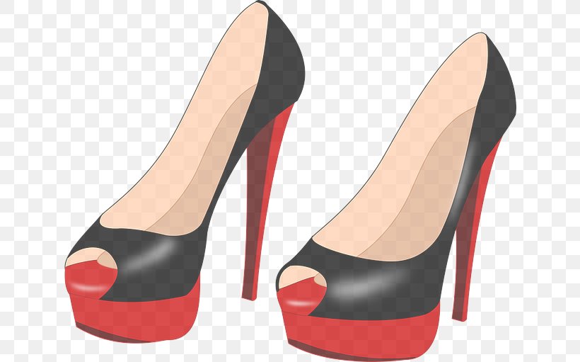 Footwear High Heels Basic Pump Red Shoe, PNG, 640x511px, Footwear, Basic Pump, Court Shoe, High Heels, Leg Download Free