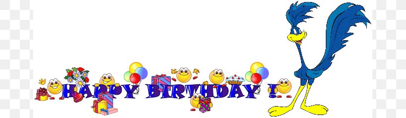 Happy Birthday To You Smiley Emoticon Wish, PNG, 685x238px, Birthday, Animated Film, Birthday Cake, Emoticon, Happiness Download Free