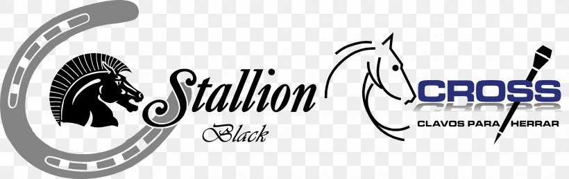Horseshoe Stallion Herrar Logo, PNG, 3318x1052px, Horse, Automotive Design, Black And White, Blog, Brand Download Free