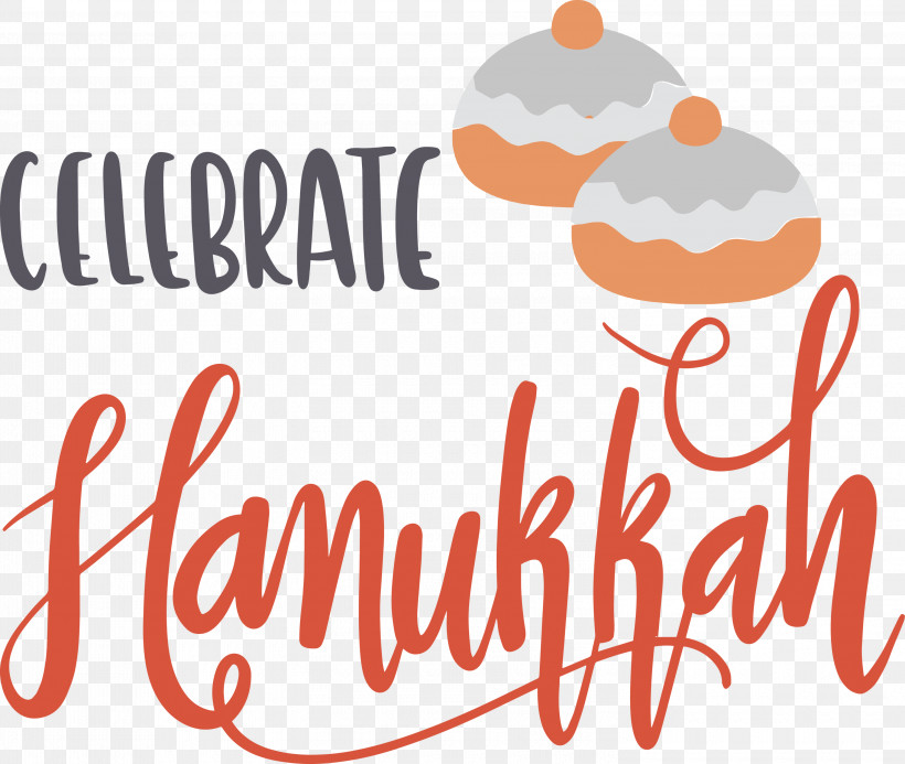 Hanukkah Happy Hanukkah, PNG, 3000x2537px, Hanukkah, Calligraphy, Cartoon, Happy Hanukkah, Logo Download Free