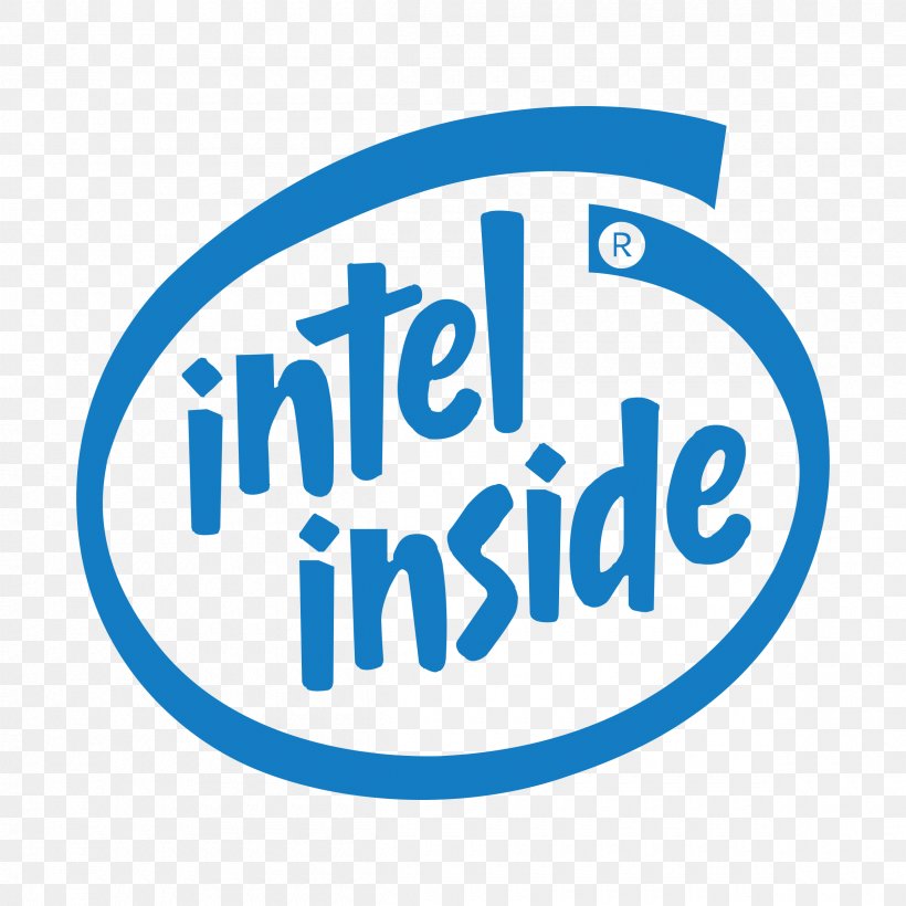 Logo Intel Organization Emblem Brand, PNG, 2400x2400px, Logo, Area, Blue, Brand, Central Processing Unit Download Free