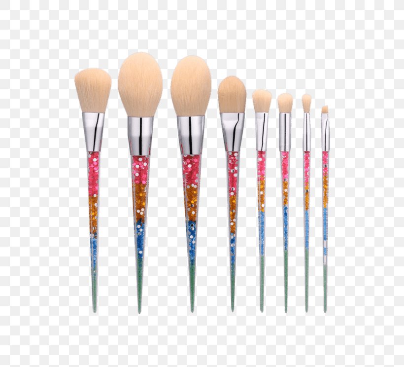 Makeup Brush Cosmetics Glitter Paintbrush, PNG, 558x744px, Makeup Brush, Brush, Cosmetics, Eye Shadow, Face Powder Download Free