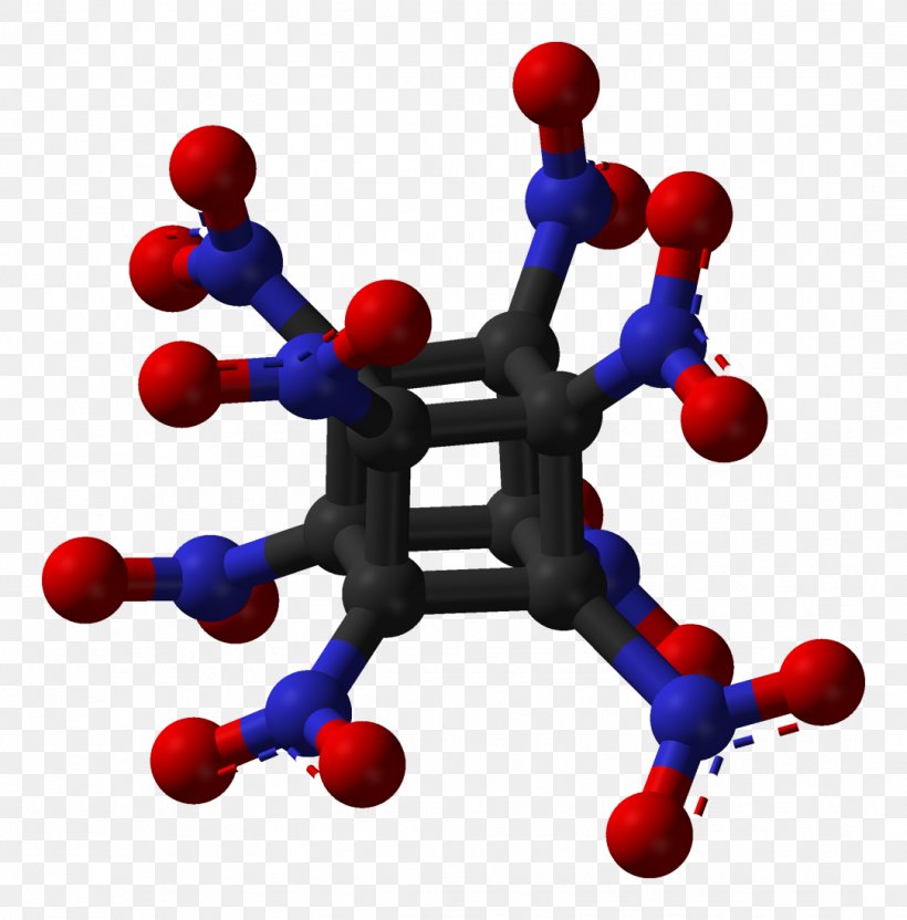 Octanitrocubane Heptanitrocubane Explosive Material Chemistry Detonation, PNG, 1083x1100px, Octanitrocubane, Ballandstick Model, Blue, Chemical Compound, Chemical Substance Download Free