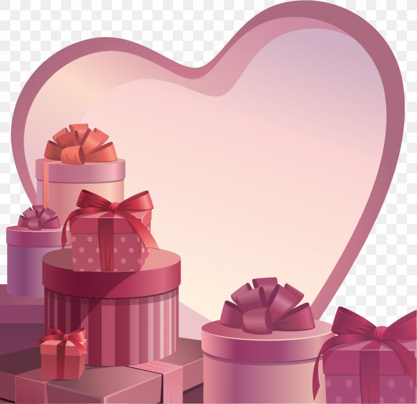 Paper Valentine's Day Gift Box, PNG, 1001x969px, Paper, Box, Decorative Box, Gift, Gift Card Download Free