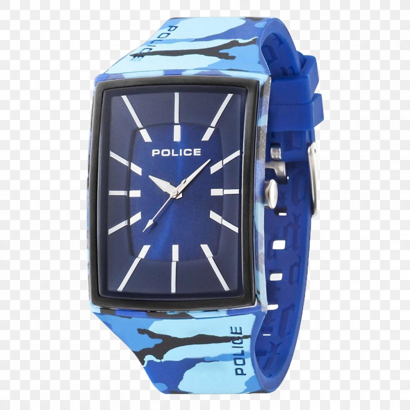 Watch Strap Clock Police Watch Strap, PNG, 1000x1000px, Watch, Blue, Brand, Cdiscount, Clock Download Free