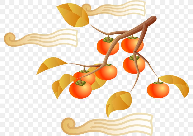 Japanese Persimmon Fruit Vegetarian Cuisine, PNG, 788x578px, Persimmon, Cartoon, Chinese New Year, Clip Art, Diet Food Download Free