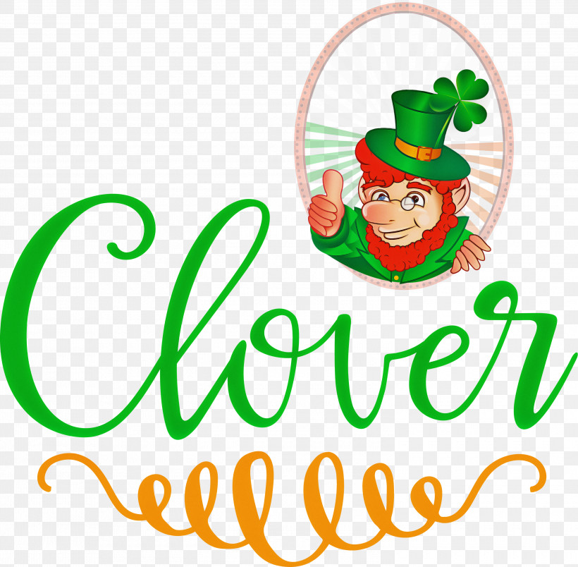 Clover St Patricks Day Saint Patrick, PNG, 3000x2942px, Clover, Character, Happiness, Leaf, Line Download Free