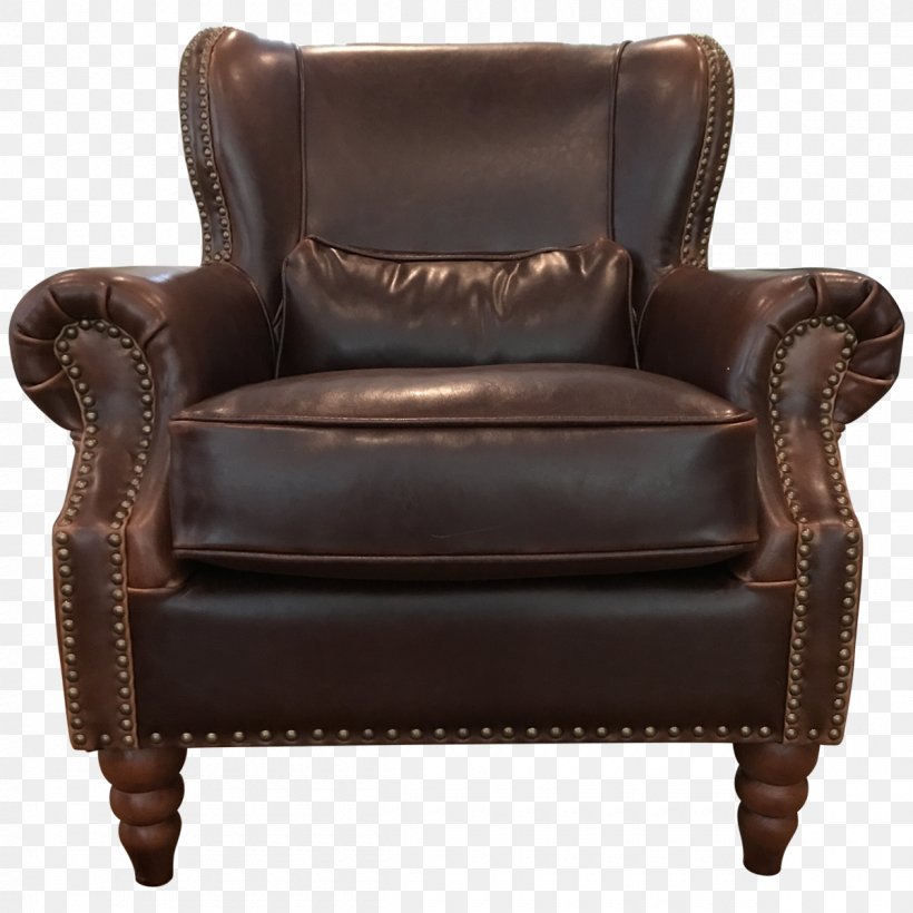 Club Chair Loveseat Leather Couch, PNG, 1200x1200px, Club Chair, Brown, Chair, Couch, Furniture Download Free