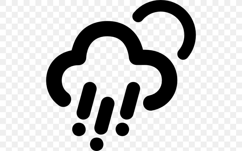 Rain Cloud Hail Clip Art, PNG, 512x512px, Rain, Area, Black And White, Cloud, Hail Download Free