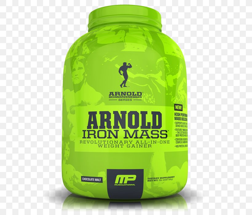 Gainer Bodybuilding Supplement MusclePharm Corp Dietary Supplement Arnold By Musclepharm Iron Mass, Vanilla Malt, PNG, 700x700px, Gainer, Arnold Schwarzenegger, Bodybuilding, Bodybuilding Supplement, Brand Download Free