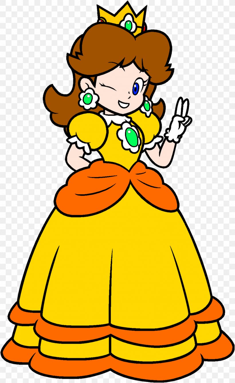 Princess Daisy Princess Peach Super Mario Land Mario Bros. Rosalina, PNG, 1024x1669px, Princess Daisy, Area, Art, Artwork, Child Download Free