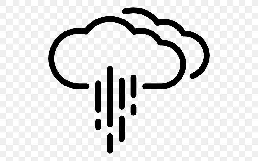 Rain Cloud Clip Art, PNG, 512x512px, Rain, Black And White, Cloud, Meteorology, Storm Download Free