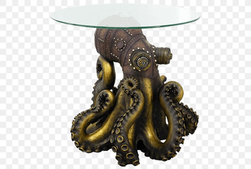Coffee Tables Steampunk Gothic Fashion Bedside Tables, PNG, 555x555px, Table, Bedside Tables, Centrepiece, Cephalopod, Coffee Tables Download Free