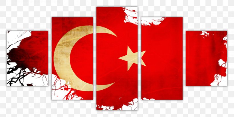 Flag Of Turkey Painting Rise Of Political Islam In Turkey, PNG, 984x492px, Flag Of Turkey, Brand, Canvas, Computer, Flag Download Free