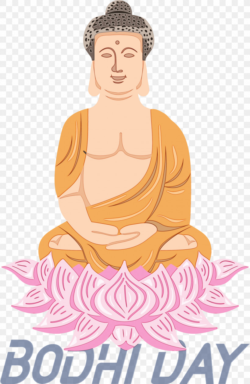 Gautama Buddha Meditation Sitting Kneeling Zen, PNG, 1951x3000px, Bodhi Day, Bodhi, Gautama Buddha, Happiness, Kneeling Download Free