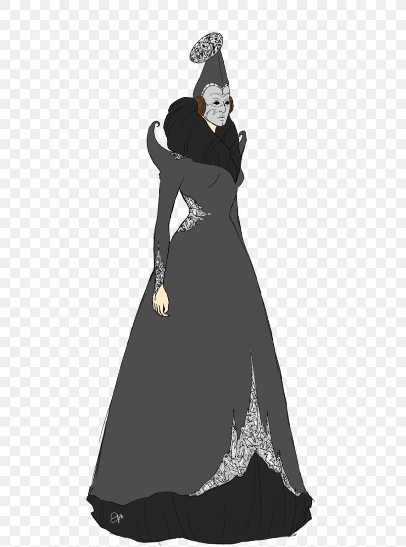 Gown Shoulder Black M, PNG, 725x1103px, Gown, Black, Black M, Costume, Costume Design Download Free
