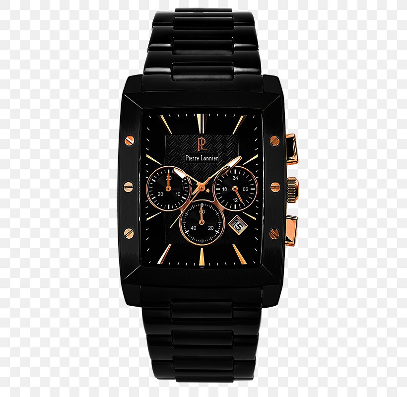 Watch Pierre Lannier Chronograph Clock Bracelet, PNG, 800x800px, Watch, Black, Blue, Bracelet, Brand Download Free