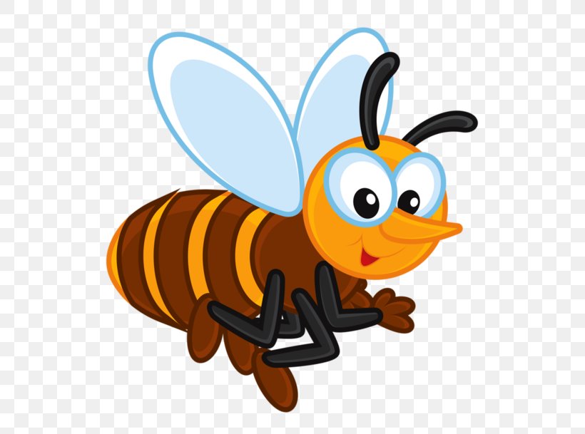 Western Honey Bee Insect Clip Art, PNG, 600x609px, Bee, Art, Butterfly, Cartoon, Color Download Free
