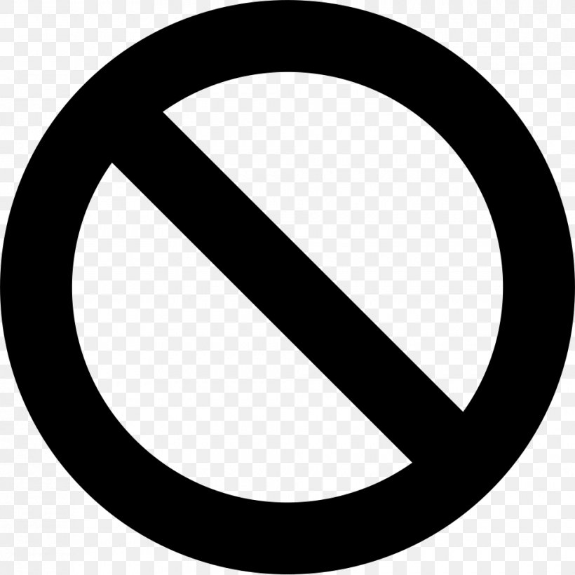 No Symbol, PNG, 980x981px, No Symbol, Blackandwhite, Icon Design, Logo, Microsoft Word Download Free