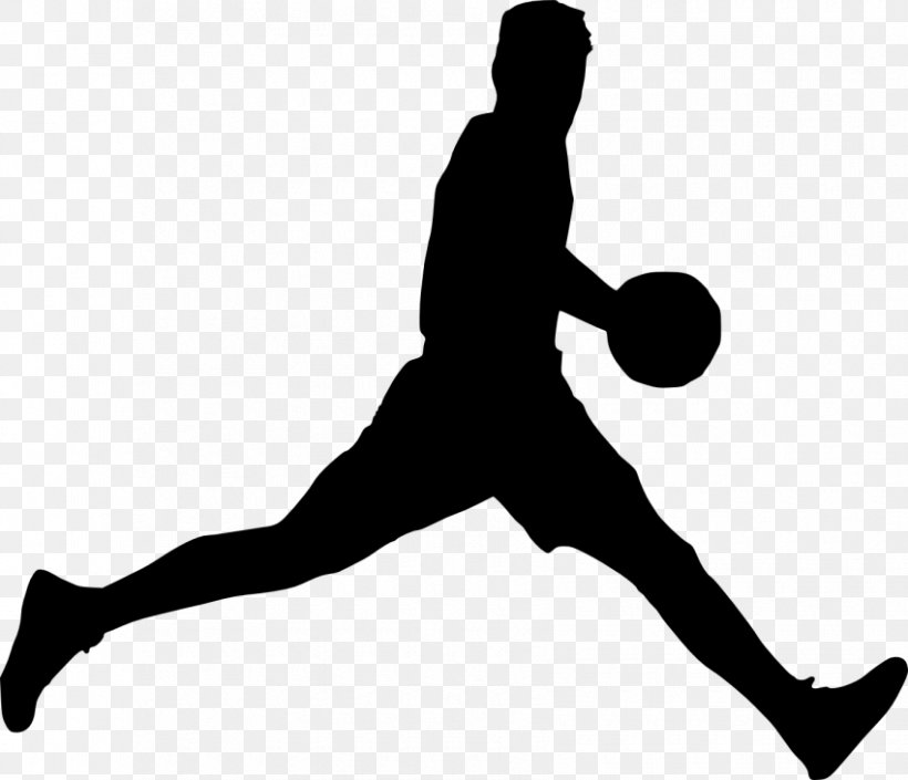 Clip Art Basketball Silhouette Image, PNG, 850x731px, Basketball, Basketball Player, Drawing, Lunge, Nba Download Free
