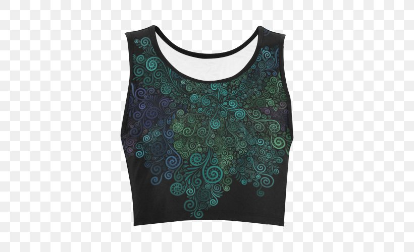 T-shirt Sports Bra Turquoise Crop Top, PNG, 500x500px, Tshirt, Active Tank, Blouse, Blue, Bluegreen Download Free